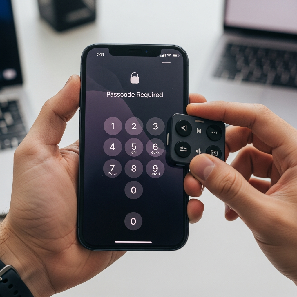 iphone 裏技 illustration for パスコードを忘れたiPhoneを強制的にロック解除する裏技